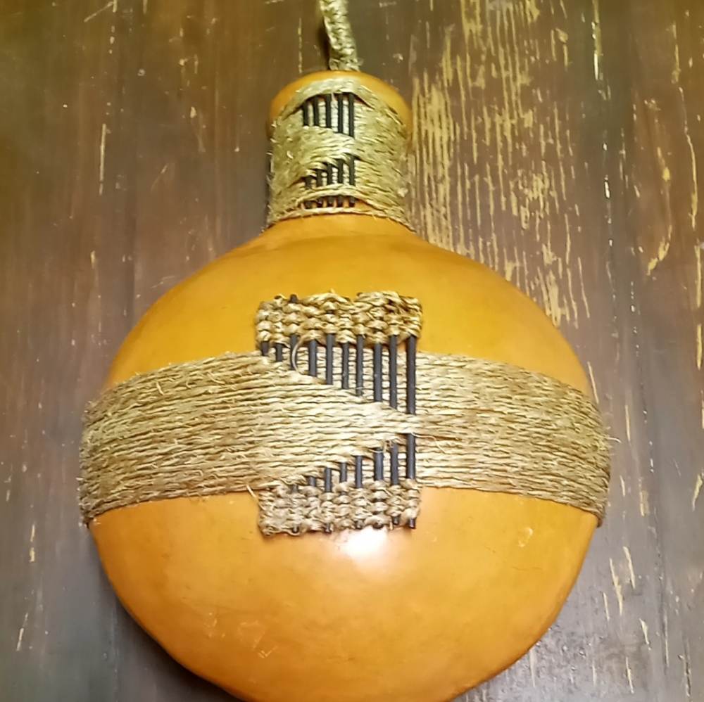 Vintage terracotta ROPE POT Hecho en Mexico 10"